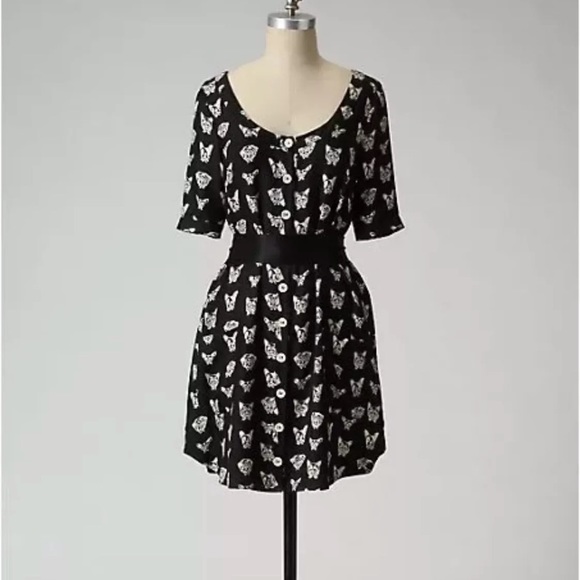 Anthropologie Maeve Cavorting Canines dress sz XS - Picture 2 of 4